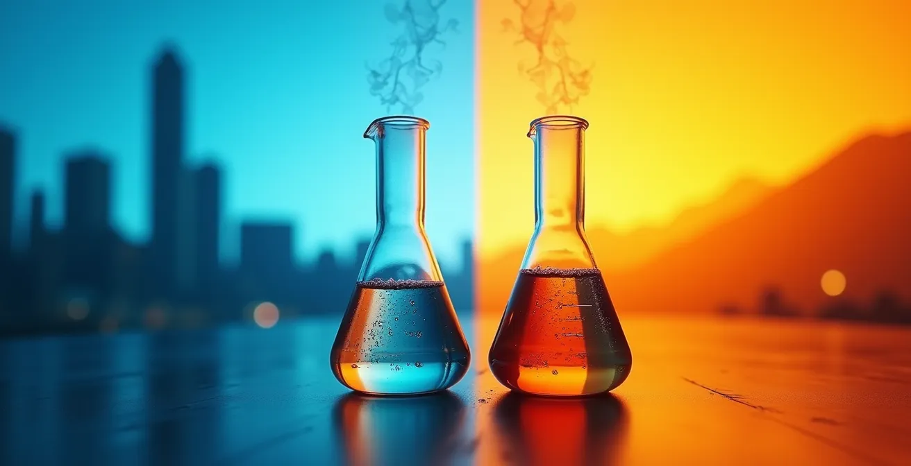 Confronto visivo tra fluidi freni DOT 4 e DOT 5.1 per diverse applicazioni