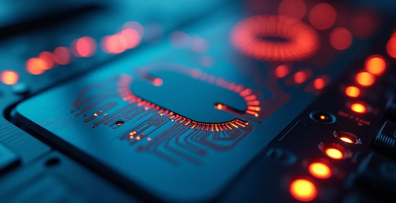 Dettaglio macro di display digitale wallbox con grafici di consumo